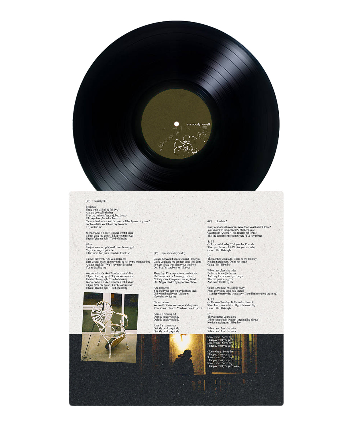 is anybody home!? - black vinyl