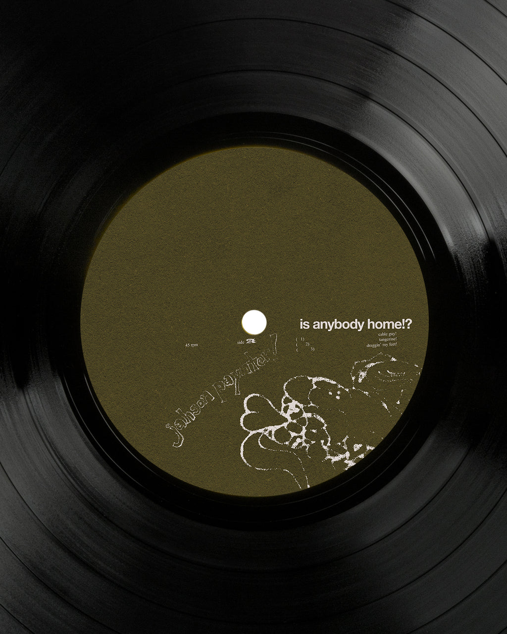 is anybody home!? - black vinyl