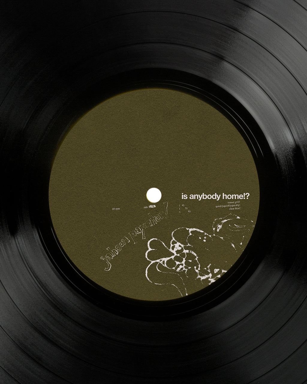 is anybody home!? - black vinyl