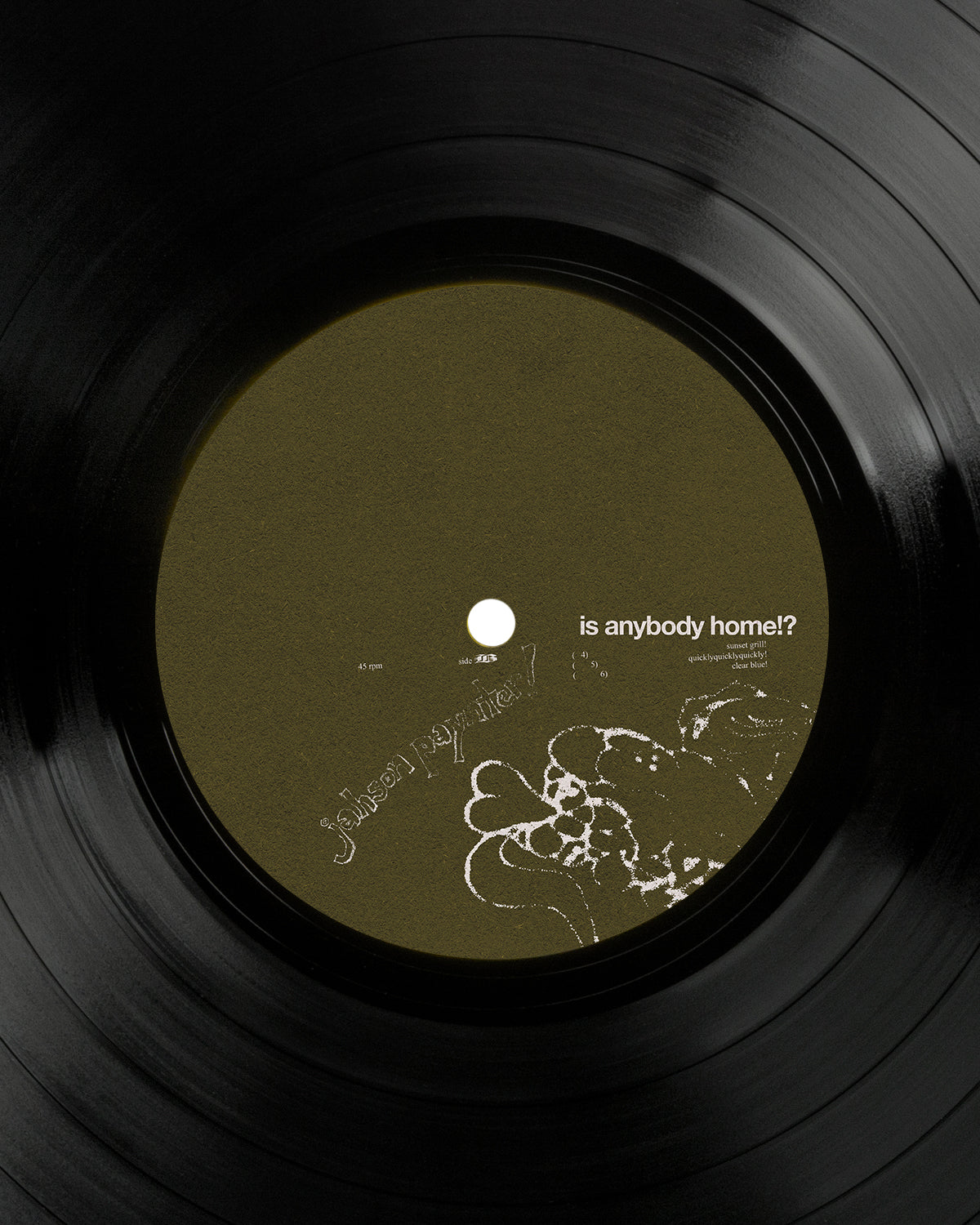 is anybody home!? - black vinyl
